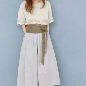 【WEB限定】KBF ベルト付WIDEボリュームワンピース