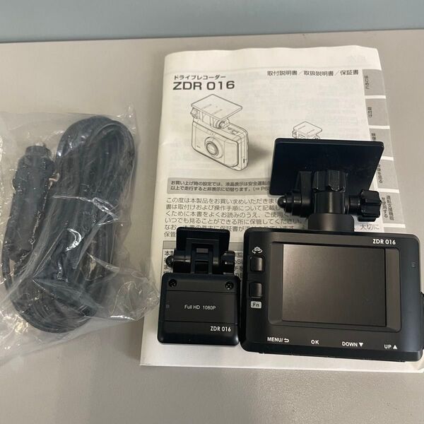 COMTEC ZDR-016 ドライブレコーダー ドラレコ コムテック 前後2カメラ ZDR016