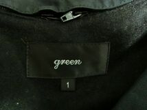 green ライナー付き トレンチコート 1 ブラック グリーン_画像3