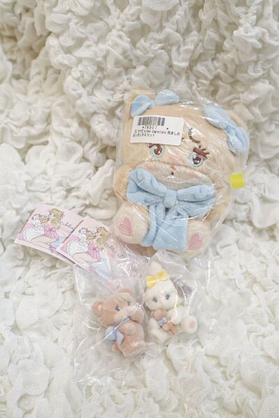 新品 mikko characters 抱きしめおリボンマスコット ぬいぐるみ マスコット ラテ ミッコ ラテ ガチャガチャミッコ