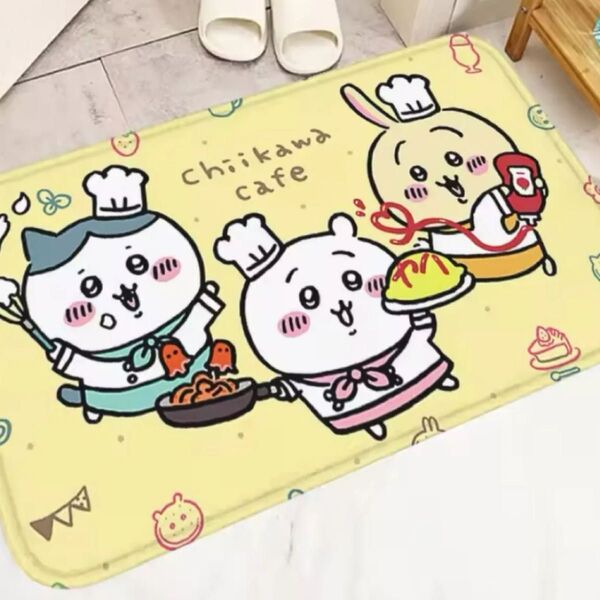 ちいかわ うさぎ ハチワレ ラグ フロアマット