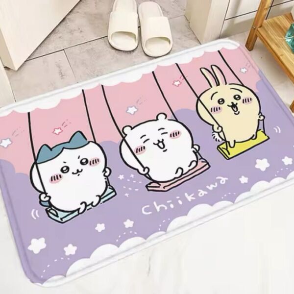 ちいかわ うさぎ ハチワレ ラグ フロアマット