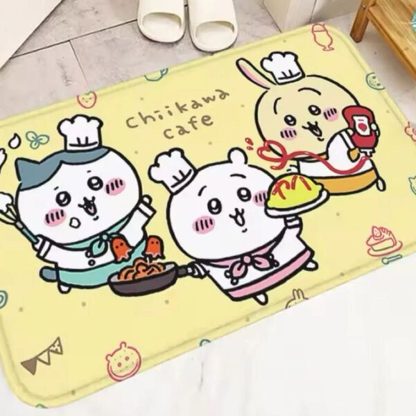 ちいかわ うさぎ ハチワレ ラグ フロアマット