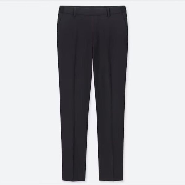 UNIQLO ユニクロ EZYアンクルパンツ (丈標準66~68cm) ネイビー L