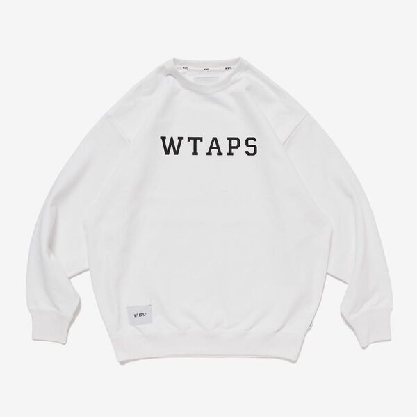 WTAPS 25ss ACADEMY SWEATER COTTON S 2025SS スウェット ホワイト