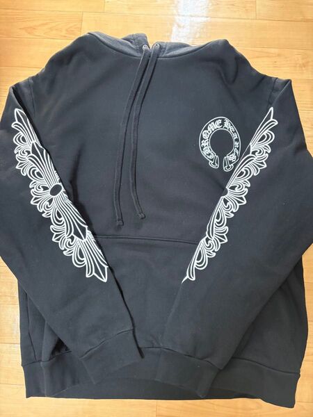 Chrome Hearts ホースシュー フローラルクロス パーカー L クロムハーツ hoodie