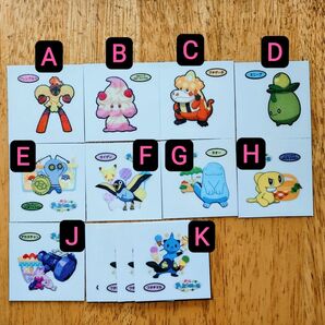 ポケモンパン ポケモンデコキャラシール 38枚 ※詳細は画像と商品説明を要確認※
