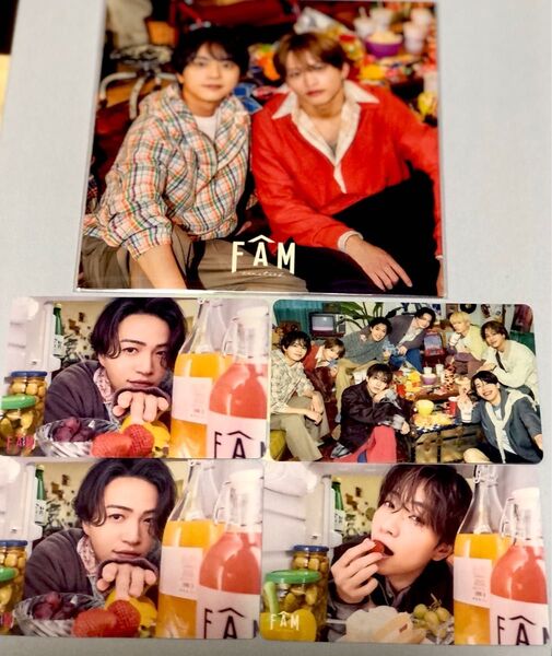 timelesz FAM 先着特典・トレカセット