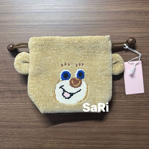 【完売品】ラブラリーバイフェイラー FEILER ドアップテディ 耳付き巾着