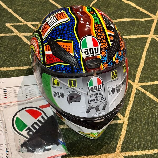 AGV フルフェイス K1 005-DREAMTIME S(55-56cm) アジアンフィット ロッシレプリカ 未使用品