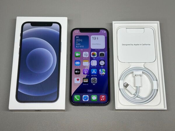 iPhone 12 mini Black 128GB SIMフリー バッテリー最大容量100%