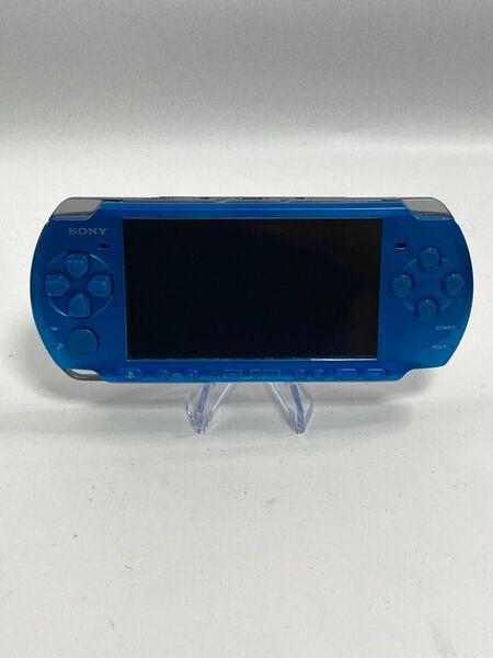 動作品 psp3000 本体 バイブラント・ブルー