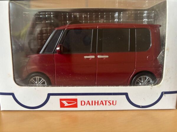 ダイハツ タントカスタム プルバックカー ミニカー 非売品 レッド