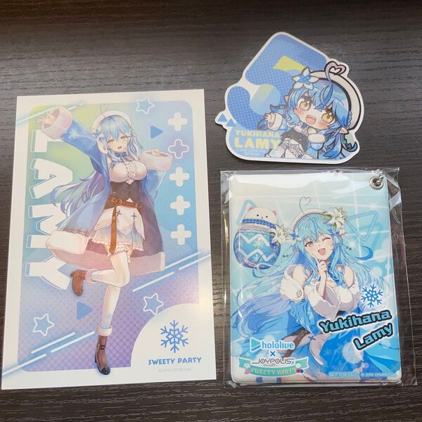 ホロライブ×ジョイポリス パスケース 特典シール くじ景品 雪花ラミィ
