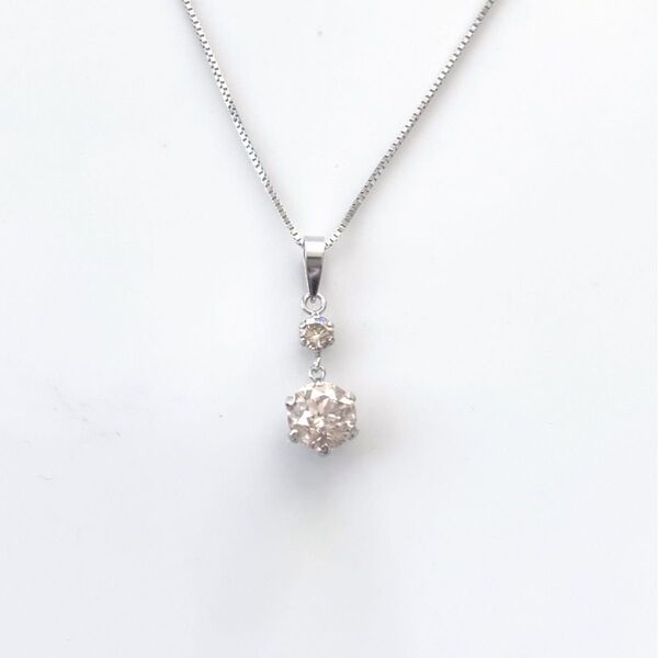 大特価 プラチナ 天然 ダイヤモンド 1ct デザイン ネックレストップ Pt900