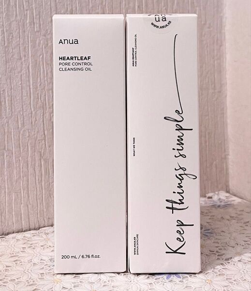 新品未開封 ANUA ドクダミポアコントロールクレンジングオイル 200ml × 2本セット♪ アヌア