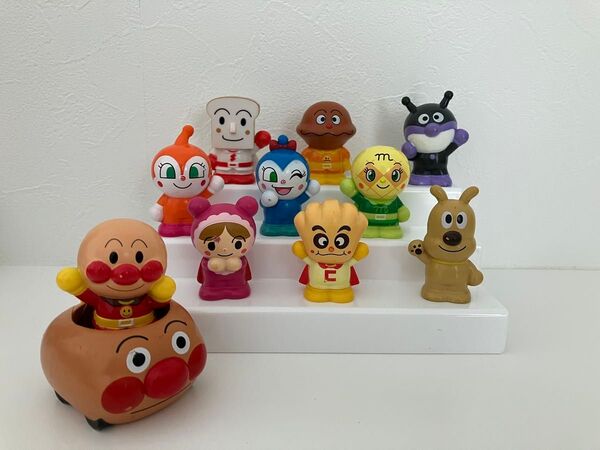 アンパンマンソフビフィギュア指人形セット
