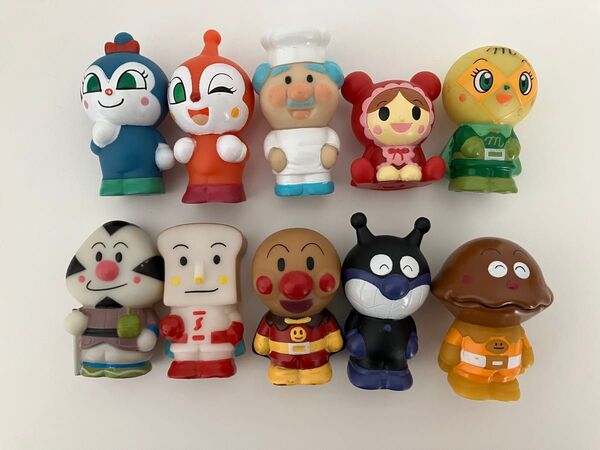 アンパンマンソフビフィギュア指人形セット