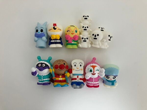 アンパンマンソフビフィギュア指人形セット