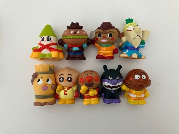 アンパンマンソフビフィギュア指人形セット