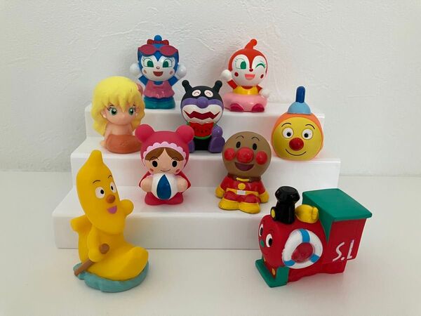 アンパンマンソフビフィギュア指人形セット