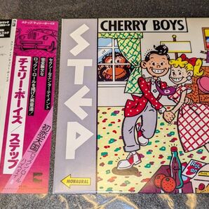 ステップ+2/チェリーボーイズ セル版 帯付 紙ジャケ廃盤 希少 柳田ヒロ COOLS CAROL 矢沢永吉 水口晴幸 ピッピ