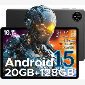 2025年初登場 Android15 タブレット 20GB 128GB 2TBTF拡張 10インチ 日本語説明書