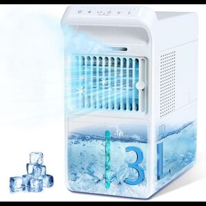 冷風機 冷風扇 卓上冷風機 ポータブルクーラー 省エネ 小型 扇風機 スポットクーラー 小型 3L 寝室 洗面所