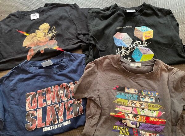 子供服 半袖Tシャツ Tシャツ 鬼滅の刃 GU まとめ売り 130