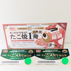 あぶら取り紙 銀だこ回数券1枚 餃子の王将割り引き券2枚
