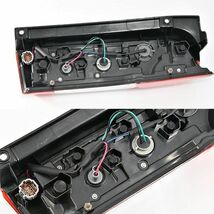 ファイバー LED テールランプ 左右セット 前期車用 NV350 E26 キャラバン 後期ルック 上級グレード 年式:H24.5～H29.6 反射板内蔵_画像6