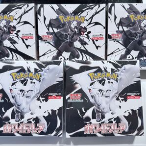 ポケモンカード ブラックボルト3BOXホワイトフレア2BOX