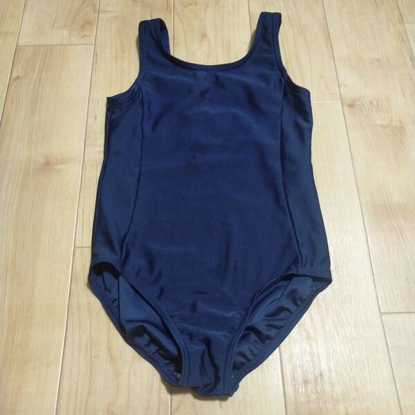 紺色 競泳水着 ネイビー 水泳 女の子用 スイミング110cm