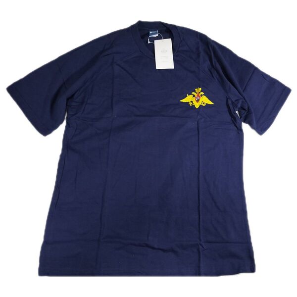 ロシア軍 実物 BTK製 ロシア軍Tシャツ 半袖シャツ 48-5/6 紺