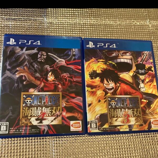 PS4 2点 ワンピース海賊無双4 海賊無双3