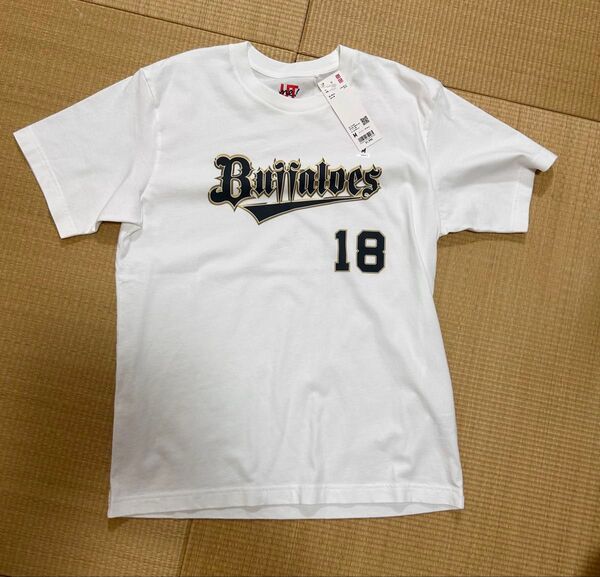 UNIQLOなんばCITY店限定 オリックスバファローズ 宮城大弥 Tシャツ Mサイズ 野球