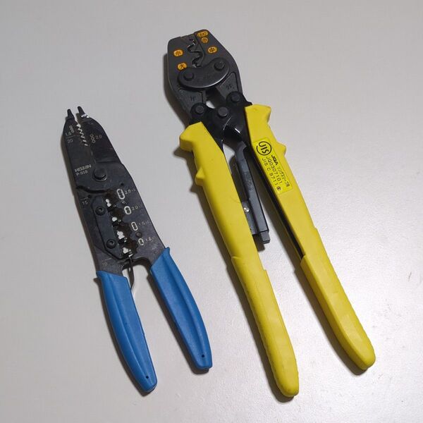 圧着ペンチ(リングスリーブ)泉精器製作所IS-1 圧着工具& HOZAN VVFストリッパ P-958
