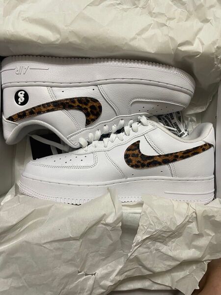 GOODENOUGH × Supreme × Nike Air Force 1 Low White/Leopard グッドイナフ