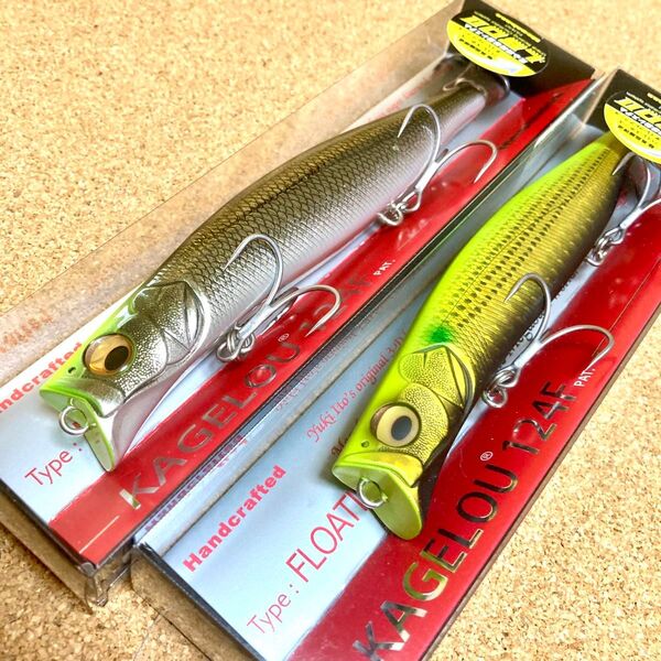 メガバス カゲロウ124F CHヒラスズキ CBマットゴールドコノシロ オリカラ 限定カラー KAGELOU Megabass