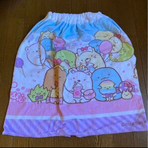 すみっコぐらし ラップタオル 約60cm 着替えタオル キッズ 巻きタオル プールタオル プールタオル 水泳 スイミング