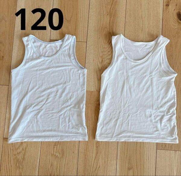 UNIQLO AIRism 肌着 タンクトップ 120cm 男の子 夏 ユニクロ