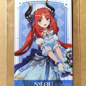 原神 GIGOコラボ 秋葉原限定 非売品 ノベルティ イラストカード ニィロウ