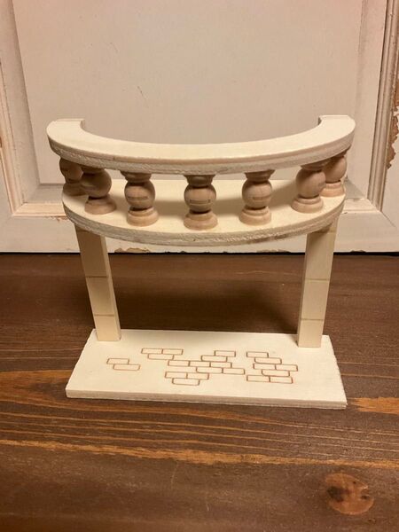 ミニチュア ドールハウス シルバニア バルコニー 家具 洋館 木製