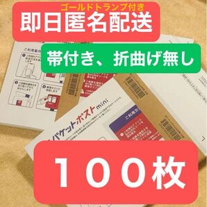 ゆうパケットポストmini 封筒 ゆうパケットポストミニ 100枚セット