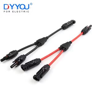 【新品未使用】電源ソーラーコネクタ Y型コネクター1対2 30A 1000VDC