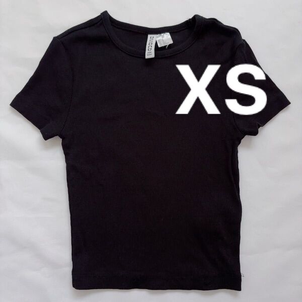 H&M クロップドtシャツ ミニt ショート丈tシャツ リブtシャツ