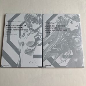 愛蔵版 新世紀エヴァンゲリオン 特典 イラスト集 パート1 パート2 セット