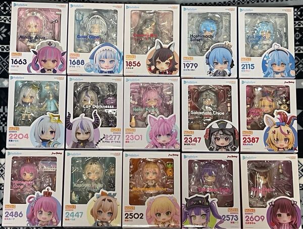 ホロライブ ねんどろいど 15種セット 未開封