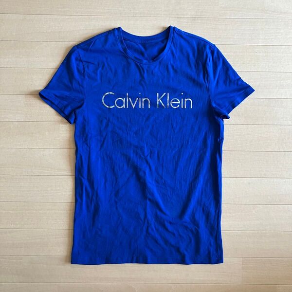 Calvin Klein カルバンクライン 青 Tシャツ