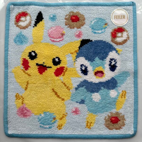 ラブラリーバイフェイラー ポケモン ピカチュウ&ポッチャマ ハンカチ